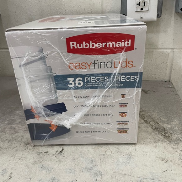 Make an offer Rubbermaid EasyFindLids Food Storage Containers, 36-Piece, Insigni - Picture 5 of 6